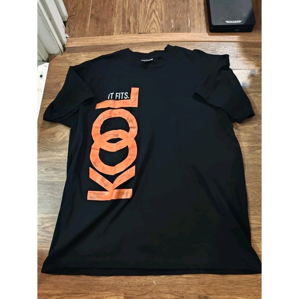 VTG 90s Kool Cigarette Tee TShirt Mens XL Black Promo Single Stitch Made In USA